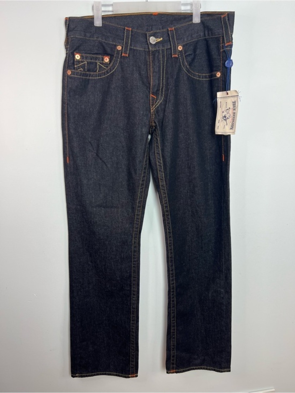 True Religion Ricky Straight Jeans Dark Wash NWT Men’s 33x34